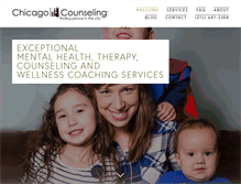 Tablet Screenshot of chicagocounseling.com